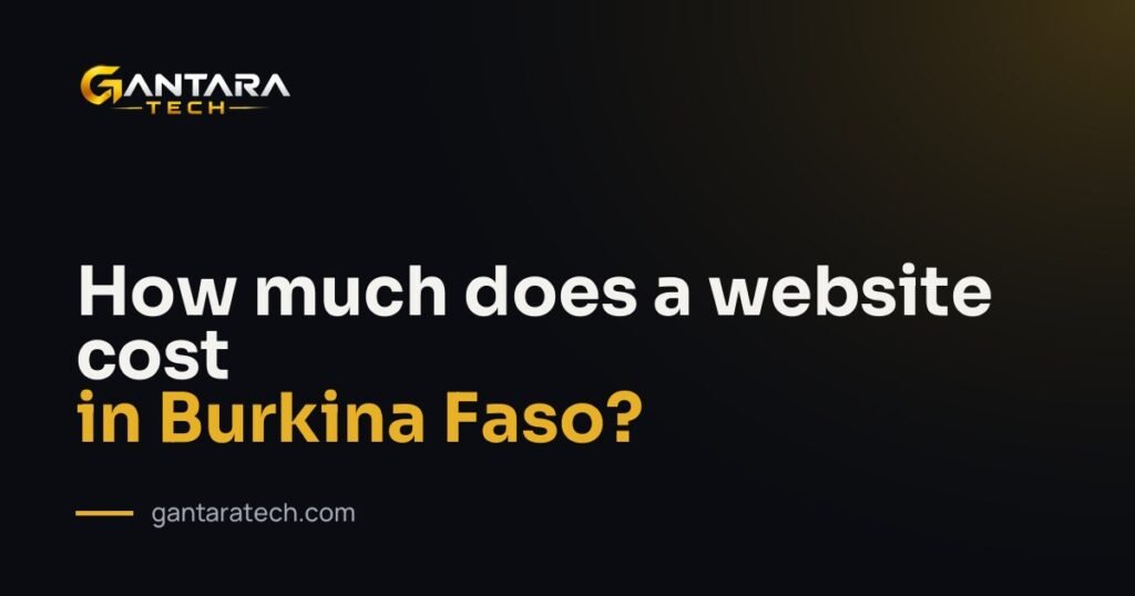 How much does a website cost in Burkina Faso?